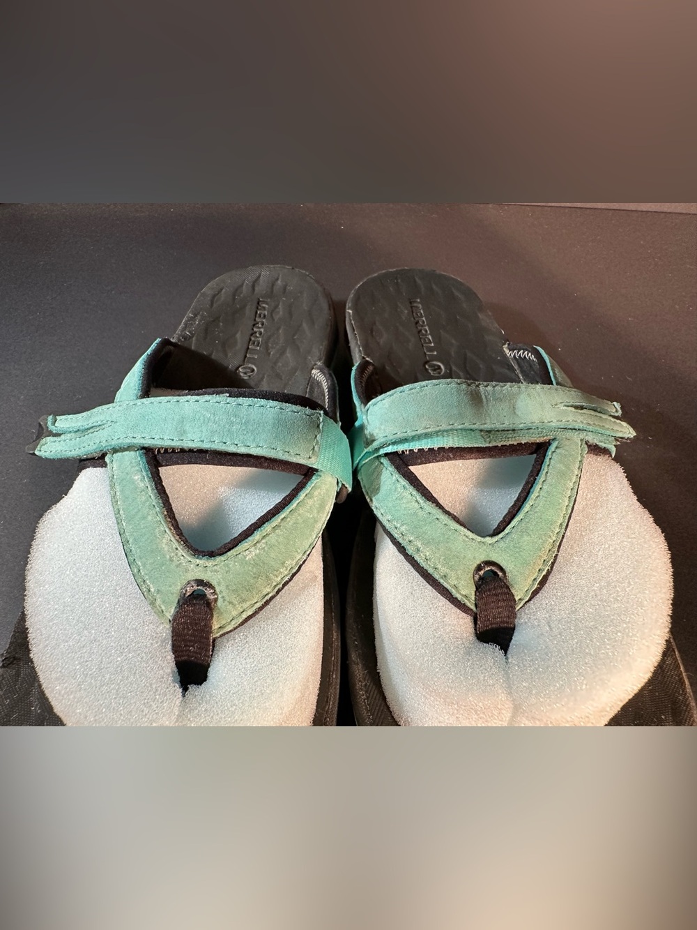 Merrell Woman's Siren Flip Q2 Athletic Sandal Flip Flop Sz 9 Turquoise QForm2 - Picture 8 of 10
